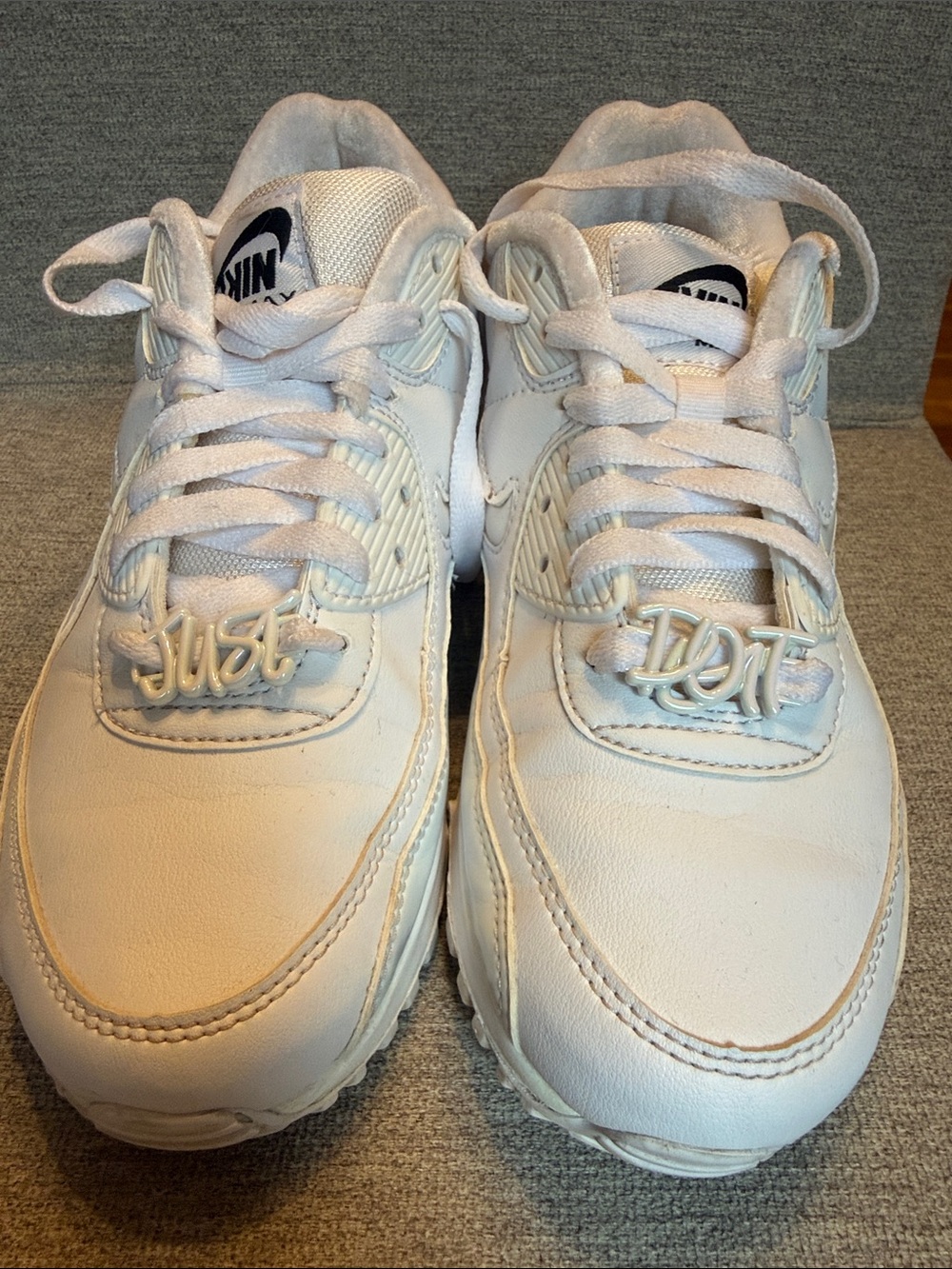 Nike Women’s White Leather Sneakers - All-White Low Top